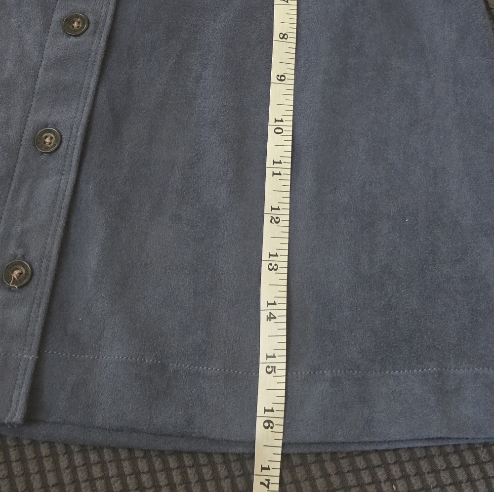 Abercrombie & Fitch Navy A-Line Skirt - Picture 7 of 8